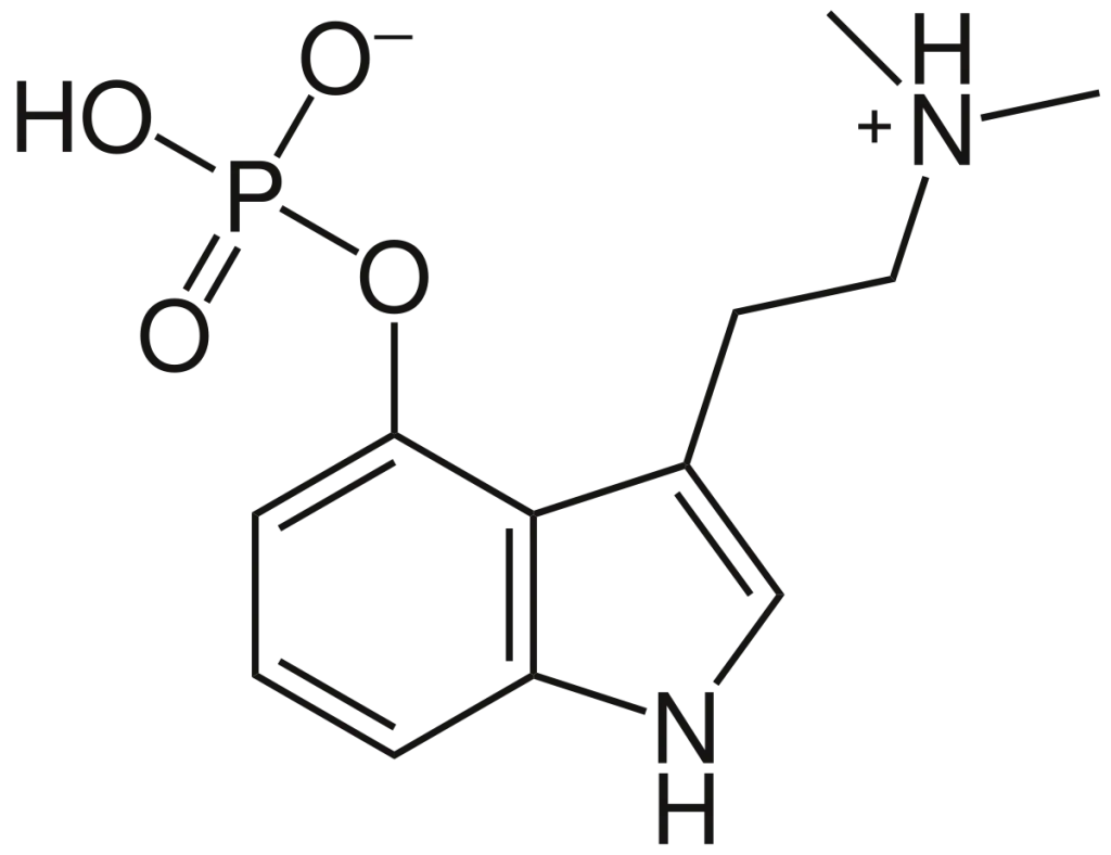 psilocybin molecule illustration
