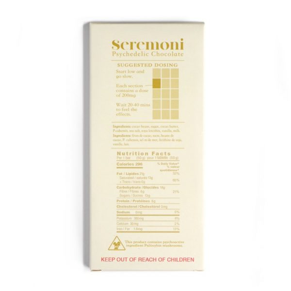 Seremoni Psilocybin Chocolate Bar - Sea Salt 3000mg - Image 2