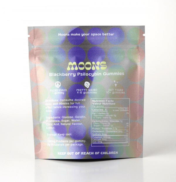 MOONS Psilocybin Gummies - Blackberry - Image 3